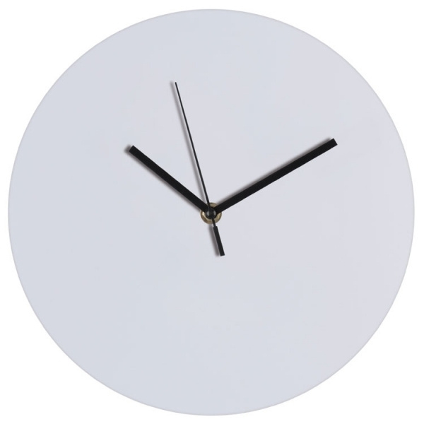 Logo trade promotional gift photo of: Wall clock with allover clock face VENICE
