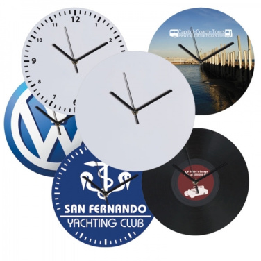 Logotrade corporate gift image of: Wall clock with allover clock face VENICE