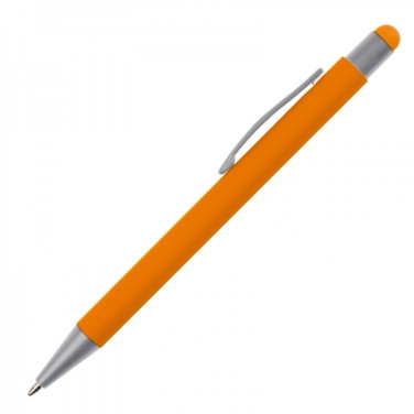 Logo trade promotional giveaways image of: Metal ballpen touch pen soft touch SALT LAKE CITY