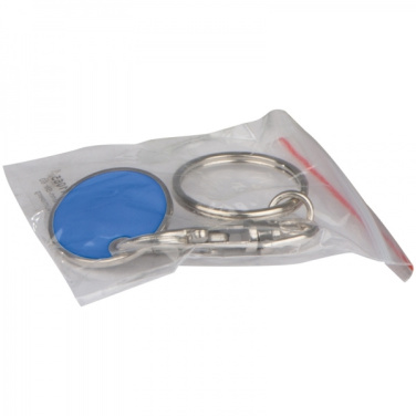 Logo trade promotional gifts image of: Keyring with shopping coin ARRAS
