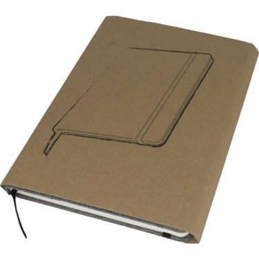 Logo trade promotional giveaways image of: Notebook A5 BREMEN