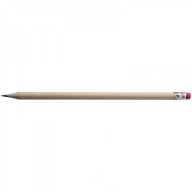 Logotrade promotional products photo of: Pencil with eraser HICKORY