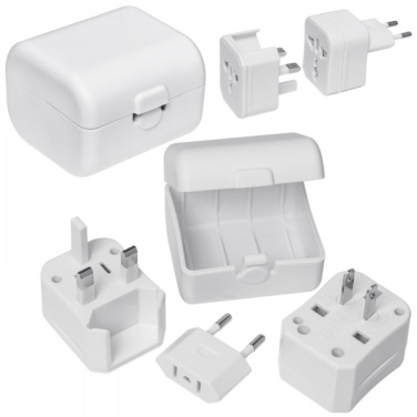 Logo trade promotional product photo of: Travel adapter PERU