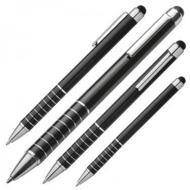 Logotrade corporate gifts photo of: Metal ballpen with touch pen LUEBO