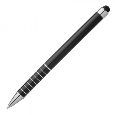 Logo trade promotional items picture of: Metal ballpen with touch pen LUEBO