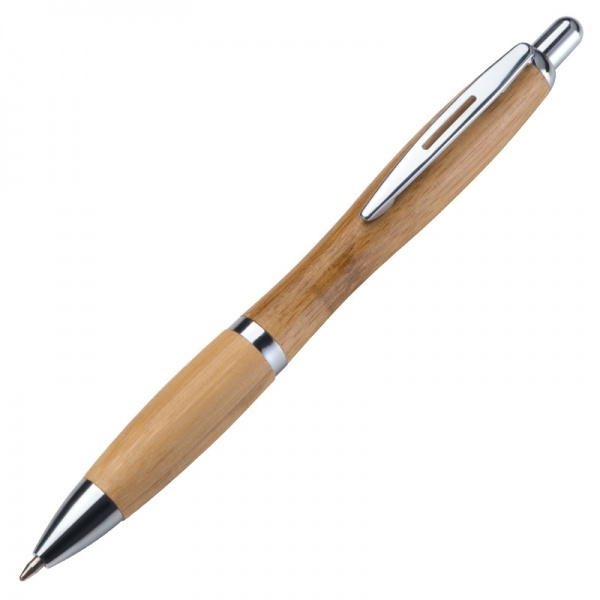 Logo trade advertising products picture of: Wooden ballpen BRENTWOOD