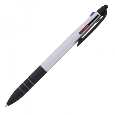 Logo trade promotional merchandise picture of: Plastic ballpen 3in1 BOGOTA