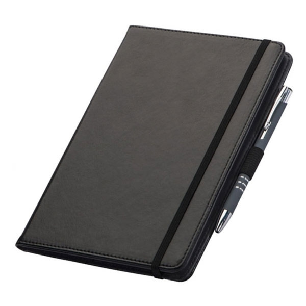 Logo trade promotional gifts picture of: A5 Note book PERUGIA