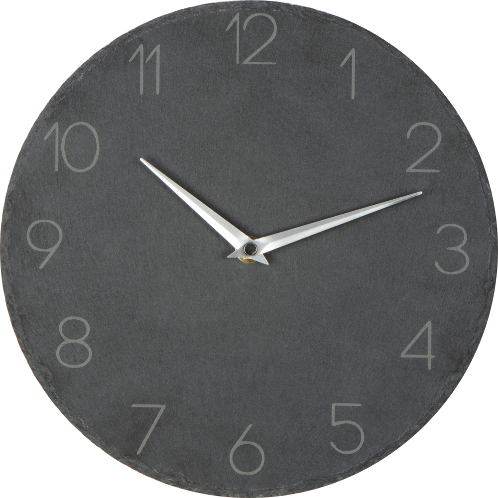 Logotrade promotional gift image of: Slate wall clock GRAZ