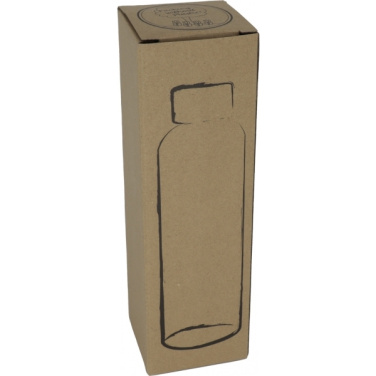 Logo trade promotional giveaway photo of: Glass bottle KLAGENFURT 500 ml