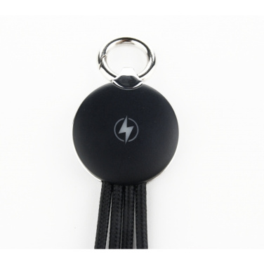 Logo trade promotional item photo of: 3in1 cable with enlighted logo for engraving, RXD-368