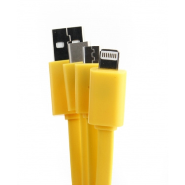 Logo trade promotional products picture of: Personalized charging cable 3in1