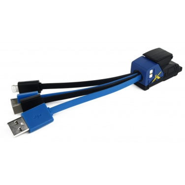Logotrade promotional item picture of: Personalized charging cable 3in1