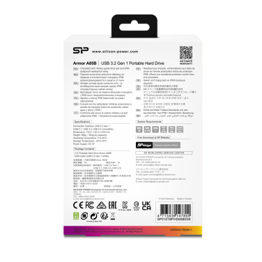 Logo trade advertising products image of: Hard Disc Silicon Power Armor A85