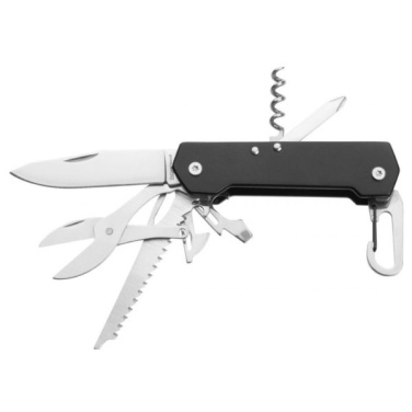 Logo trade promotional giveaways picture of: Pocket knife NEMRUT Schwarzwolf