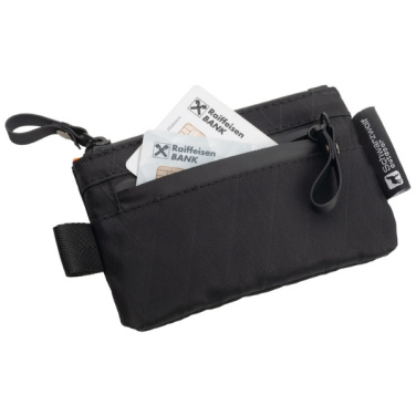 Logotrade promotional merchandise image of: Trevel wallet ATBARA Schwarzwolf