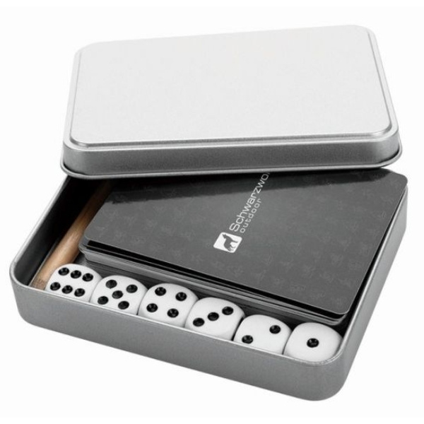 Logo trade promotional product photo of: Games set YARRA Schwarzwolf