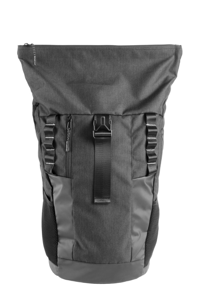 Logotrade corporate gifts photo of: Rolltop backpack ELBERT Schwarzwolf