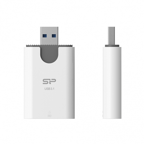 Logo trade advertising product photo of: MicroSD and SD card reader Silicon Power Combo 3.1