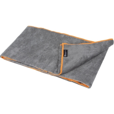 Logo trade promotional merchandise picture of: Towel CITAS Schwarzwolf