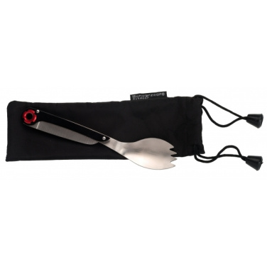 Logo trade promotional products picture of: Multifunctional spoon LATEMAR Schwarzwolf