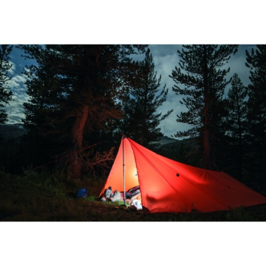 Logo trade business gifts image of: Flashlight ANTELAO Schwarzwolf