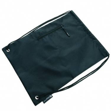 Logotrade promotional items photo of: Drawstring bag NUNAVUT Schwarzwolf