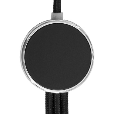 Logo trade business gifts image of: 3in1 long cable with elighted logo for engraving, W201TG