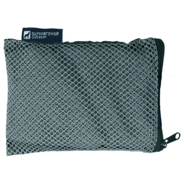 Logotrade promotional merchandise image of: Towel MALAREN Schwarzwolf