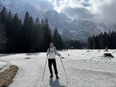 Logotrade advertising product picture of: Trekking poles DENALI Schwarzwolf