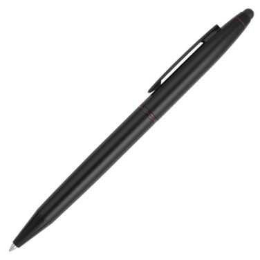 Logo trade promotional giveaways image of: Metal ballpoint pen, touch pen RENDOME Pierre Cardin
