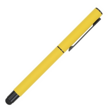 Logo trade promotional items image of: Roller touch pen, soft touch CELEBRATION Pierre Cardin