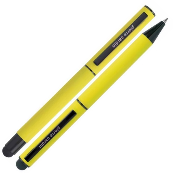 Logo trade promotional gifts picture of: Writing set touch pen, soft touch CELEBRATION Pierre Cardin