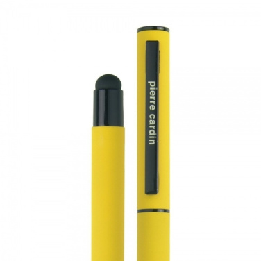 Logotrade promotional item image of: Writing set touch pen, soft touch CELEBRATION Pierre Cardin