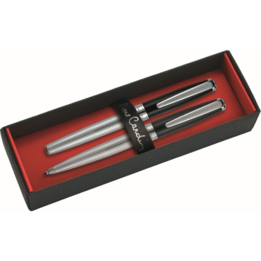 Logo trade corporate gifts image of: Writing set ballpoint pen & fountain pen CHRISTOPHE Pierre Cardin