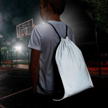 Logo trade promotional products image of: Drawstring bag DENISON Schwarzwolf