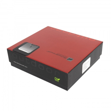 Logo trade promotional giveaways picture of: Hip flask MADONIE Schwarzwolf