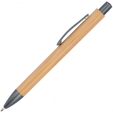 Logo trade advertising products picture of: Bamboo ballpen BERINGEN