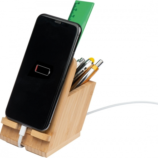 Logo trade corporate gifts image of: Desk stand FREDERICTON