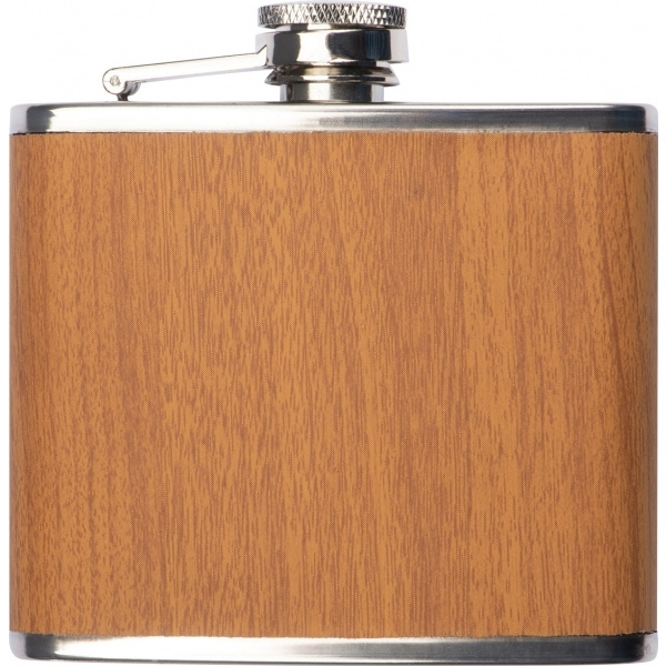 Logo trade promotional giveaways picture of: Hip flask HOOGSTRATEN 170 ml