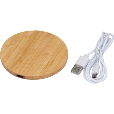 Logo trade promotional gifts image of: Wireless charger MONS
