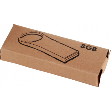 Logo trade corporate gifts image of: Metal USB Stick 8GB