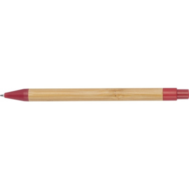 Logo trade promotional product photo of: Wheatstraw and bamboo ballpen HALLE