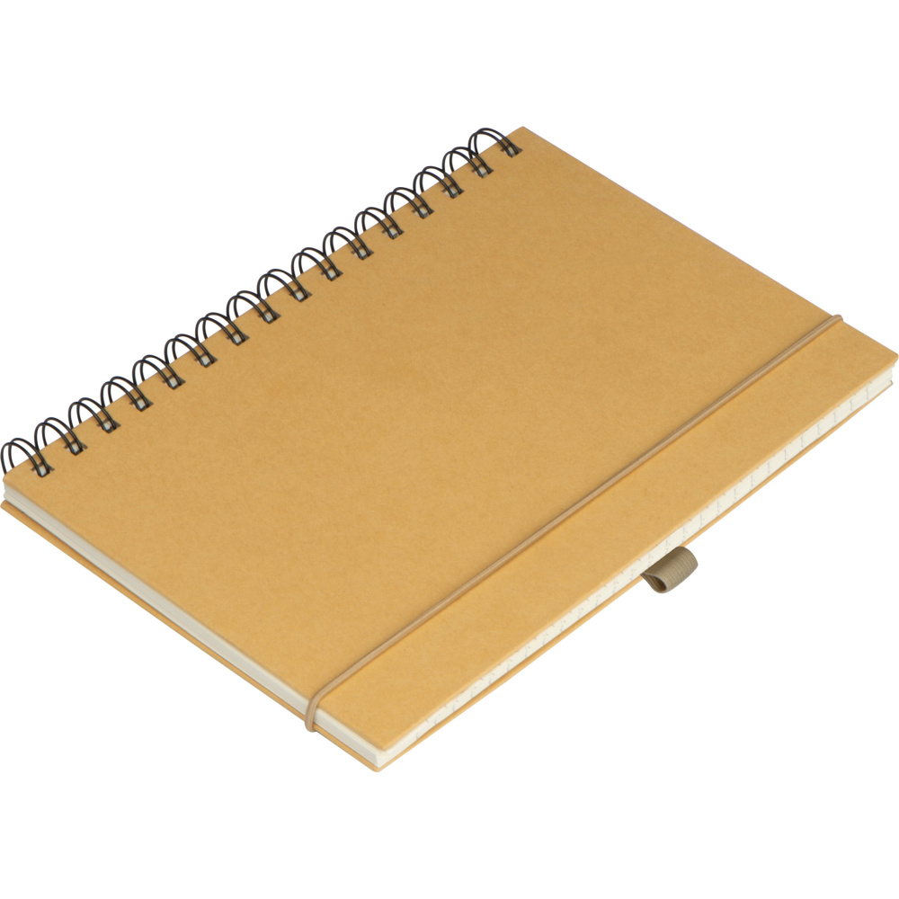 Logo trade corporate gifts picture of: Cardboard notebook SILKEBORG