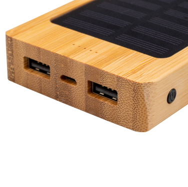 Logotrade promotional giveaways photo of: Bamboo power bank BAKERSFIELD