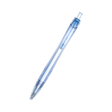 Logo trade business gift photo of: Transparent ballpen GLASGOW