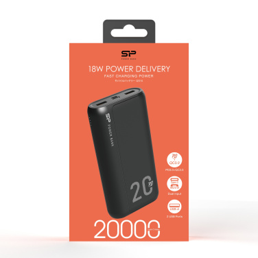 Logo trade promotional items image of: Power bank Silicon Power QS15 20000 mAh