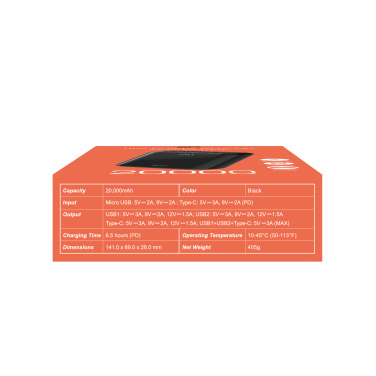 Logotrade promotional product picture of: Power bank Silicon Power QS28 20000 mAh