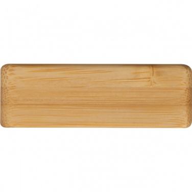 Logo trade promotional merchandise photo of: Bamboo smartphone holder SAN SEBASTIAN