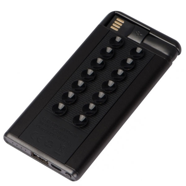 Logo trade business gifts image of: Powerbank 4000 mAh CHIETI